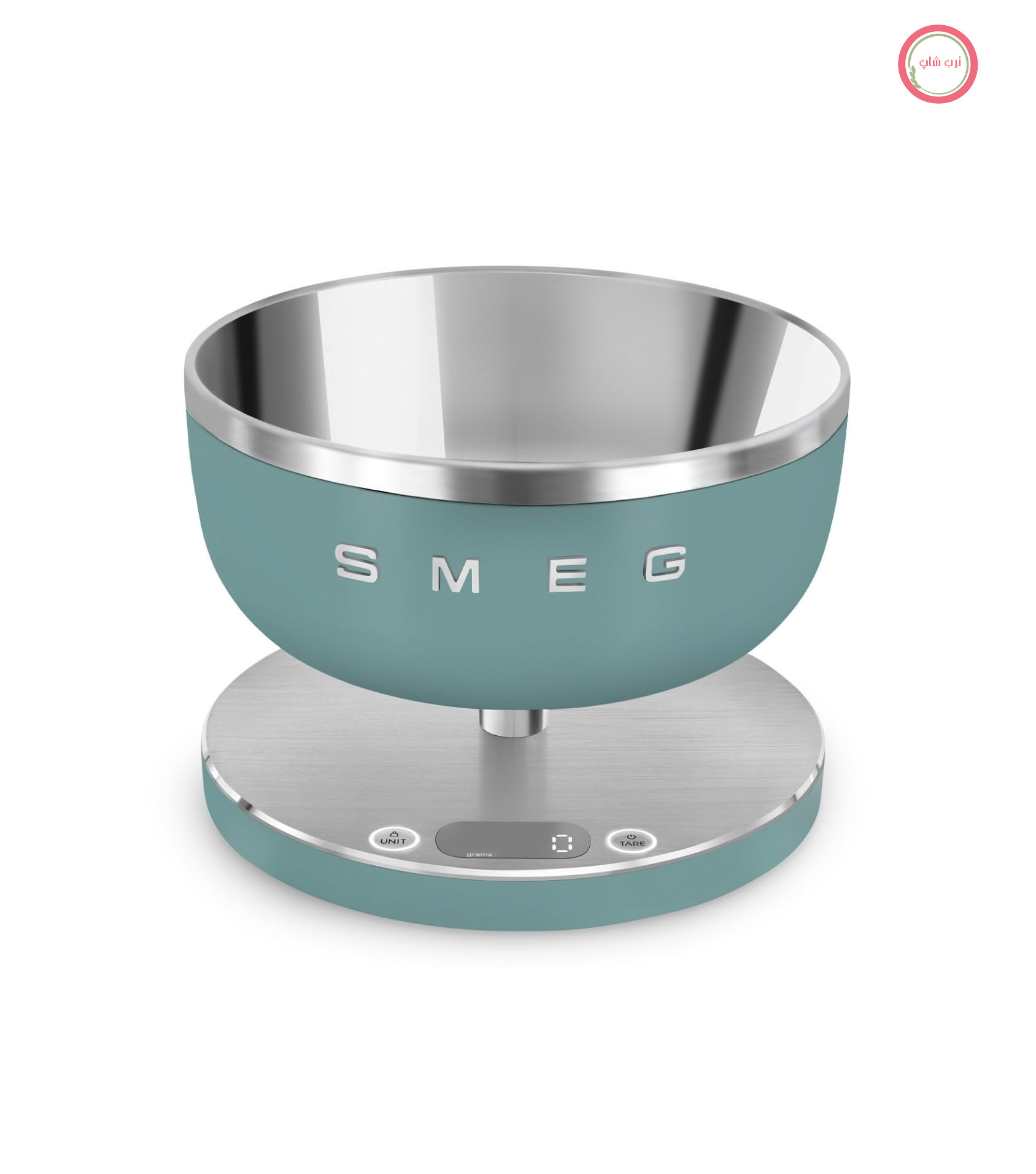 ترازوی آشپزخانه دیجیتال Smeg مدل KSC01EGMWW، سبز پاستلی
