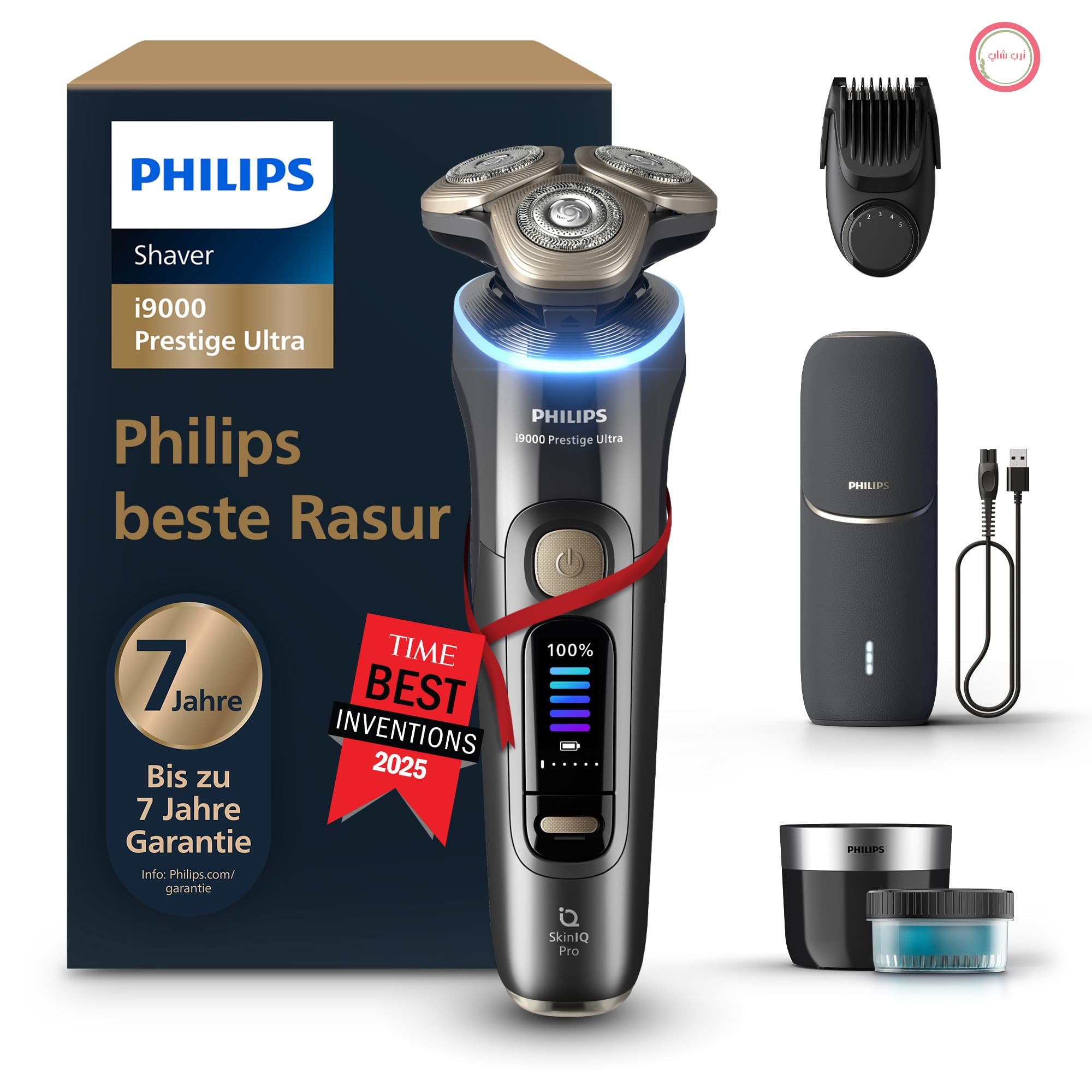 ریش‌ تراش فیلیپس هلند پرستیژ اولترا Philips Rasierer i9000 XP9402/46 حسگر فشار و حرکت