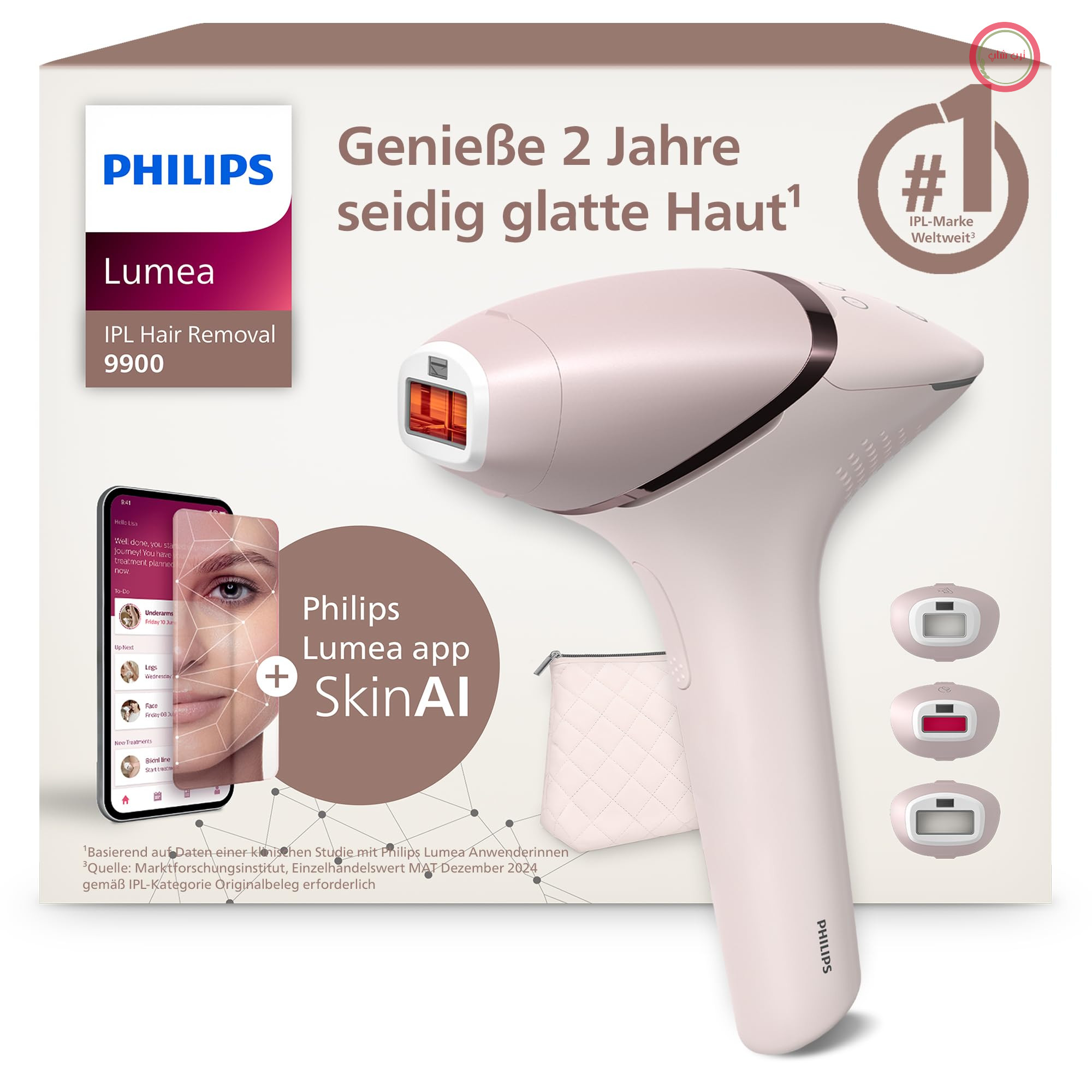 لیزر بدن بانوان رفع موهای زائد فیلیپس هلند Philips BRI953/02 برای داشتن پوستی ابریشمی و صاف تا 2 سال