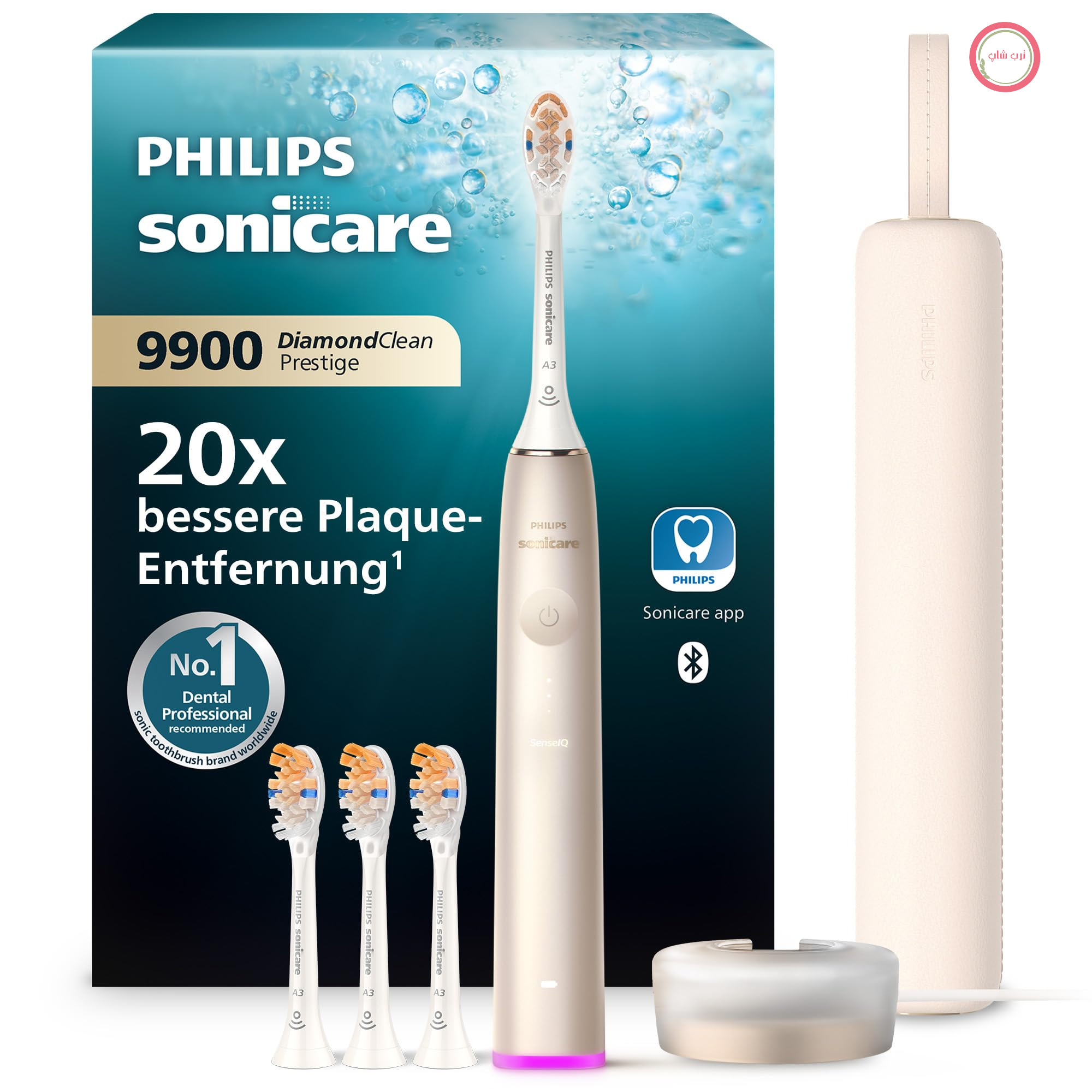 مسواک برقی فیلیپس هلند Philips HX9992/44 با فناوری و اپلیکیشن SenseIQ، 5 حالت تمیز کردن