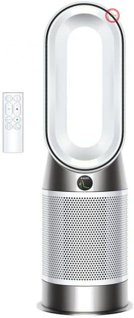 دستگاه Dyson Purifier Hot+Cool مدل HP1، فن، دستگاه تصفیه هوا و هیتراستر، سفید/سفید