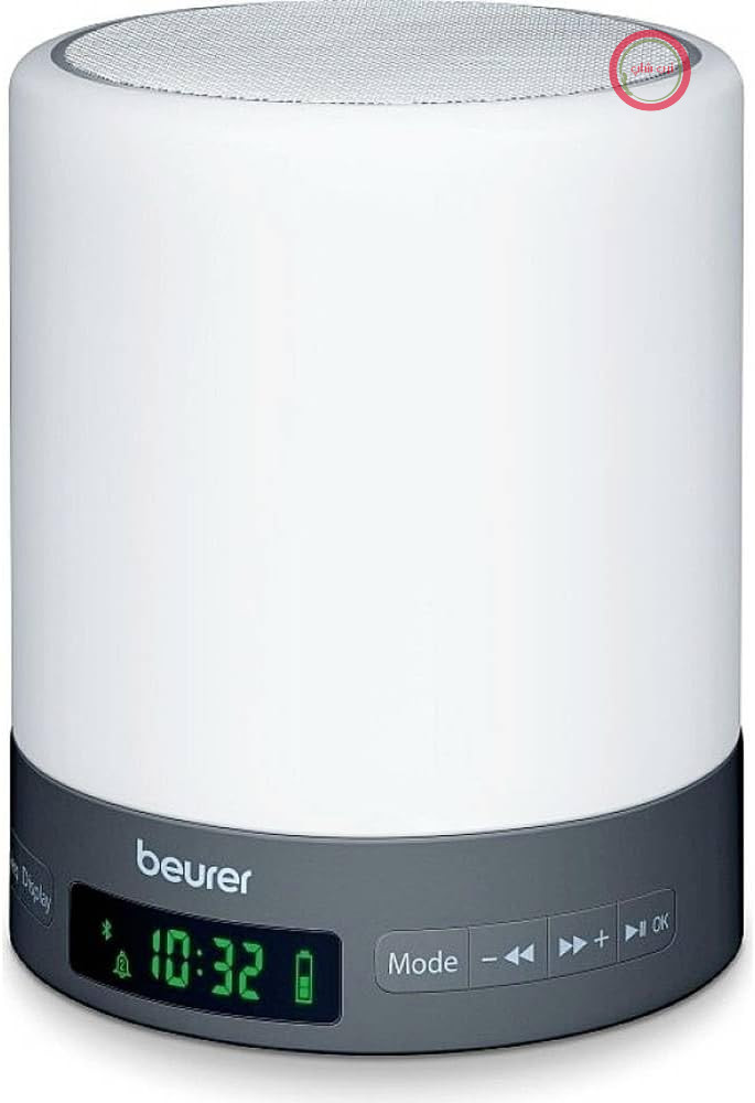 ساعت زنگ دار Beurer WL 50 Light با نور LED Mood، شبیه سازی طلوع و غروب خورشید، پشتیبانی از ریتم خواب