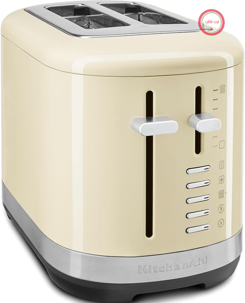 توستی Maker KitchenAid برای ۲ برش – طراحی نوستالژیک – دستگاه تست کردن با ۷ عملکرد متفاوت – استیل – کرمی
