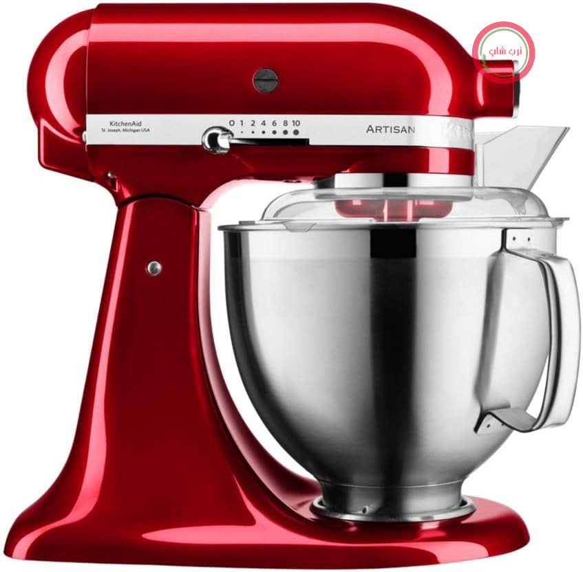 ماشین آشپزخانه KitchenAid - هنرپیشه - پردازنده مواد غذایی قابل پرتاب - ماشین خمینی با دو کاسه و سه لوازم جانبی از فولاد معدنی - 4.8 لیتر