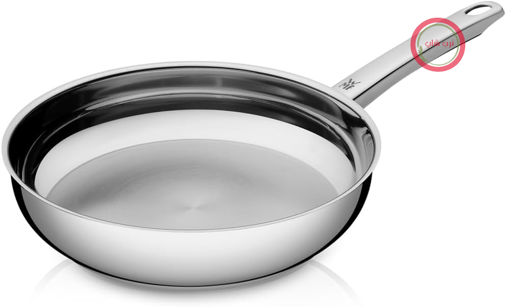 ماهیتابه WMF Profi، 20 سانتی‌متر، Cromargan، استیل ضد زنگ، بدون روکش، القایی، قابل شستشو در ماشین ظرفشویی، قابل استفاده در فر