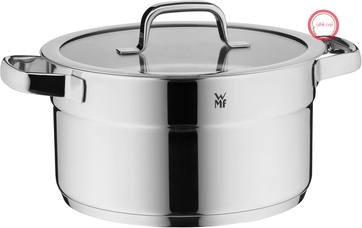 قابلمه القایی WMF Compact Cuisine، 16 سانتی‌متر بدون درب، 1.5 لیتر، Cromargan، استیل ضد زنگ صیقلی، بدون پوشش