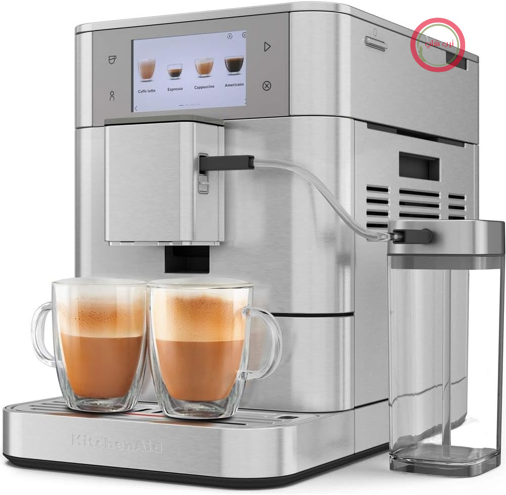 اسپرسو ساز تمام‌ اتوماتیک کیچن اید آمریکا KitchenAid KF8 5KES8558ESX رنگ استیل برس‌خورده