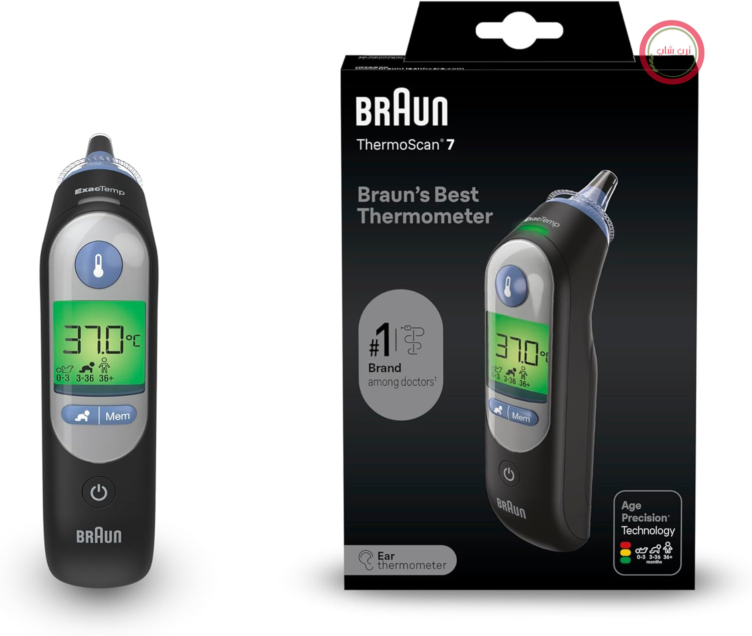 دماسنج گوش براون مدل ThermoScan IRT6520B 7 با دقت سن