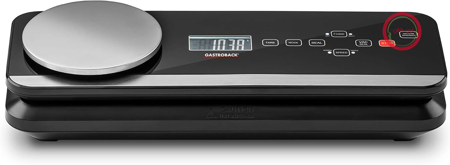 GASTROBACK #46014 طراحی تخلیه کننده Advanced Scale Pro، کنترل با لمس حسگر تراز دقیق یکپارچه با عملکرد Tara 8 لیتر/ دقیقه