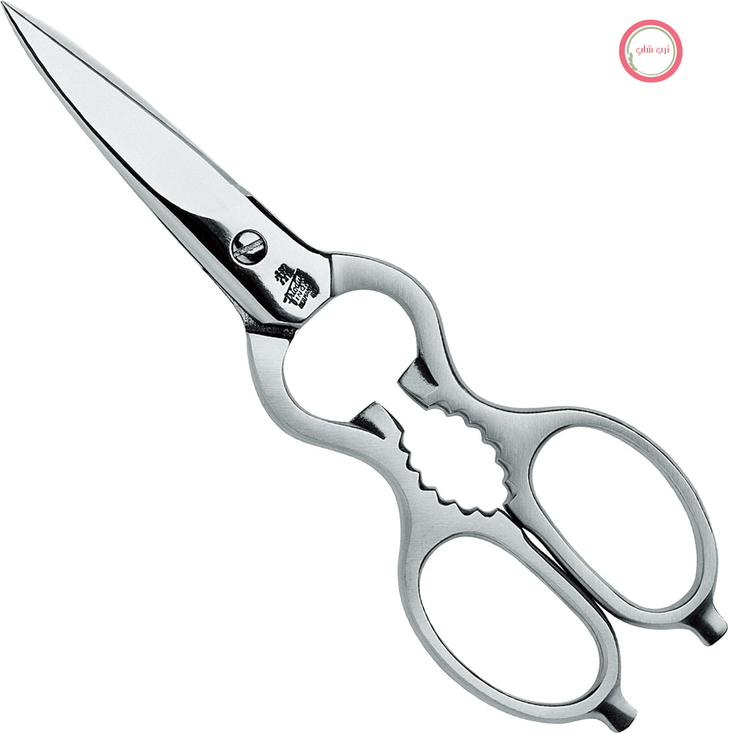 قیچی چند منظوره ZWILLING، 20 سانتی متر، مناسب برای راست دست ها و چپ دست ها، استیل ضد زنگ، ساخت آلمان، نقره ای
