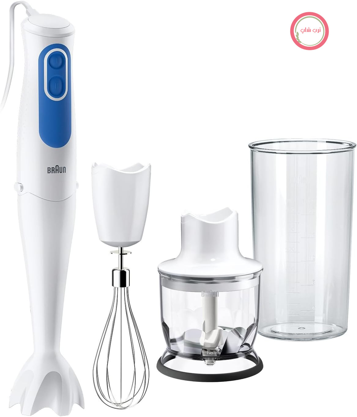 مخلوط کن دستی املت Braun MultiQuick 3 MQ3025 - سفید