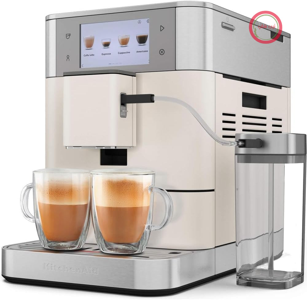 اسپرسو ساز تمام‌ اتوماتیک کیچن اید آمریکا KitchenAid KF8 5KES8558EPL رنگ کرم بژ