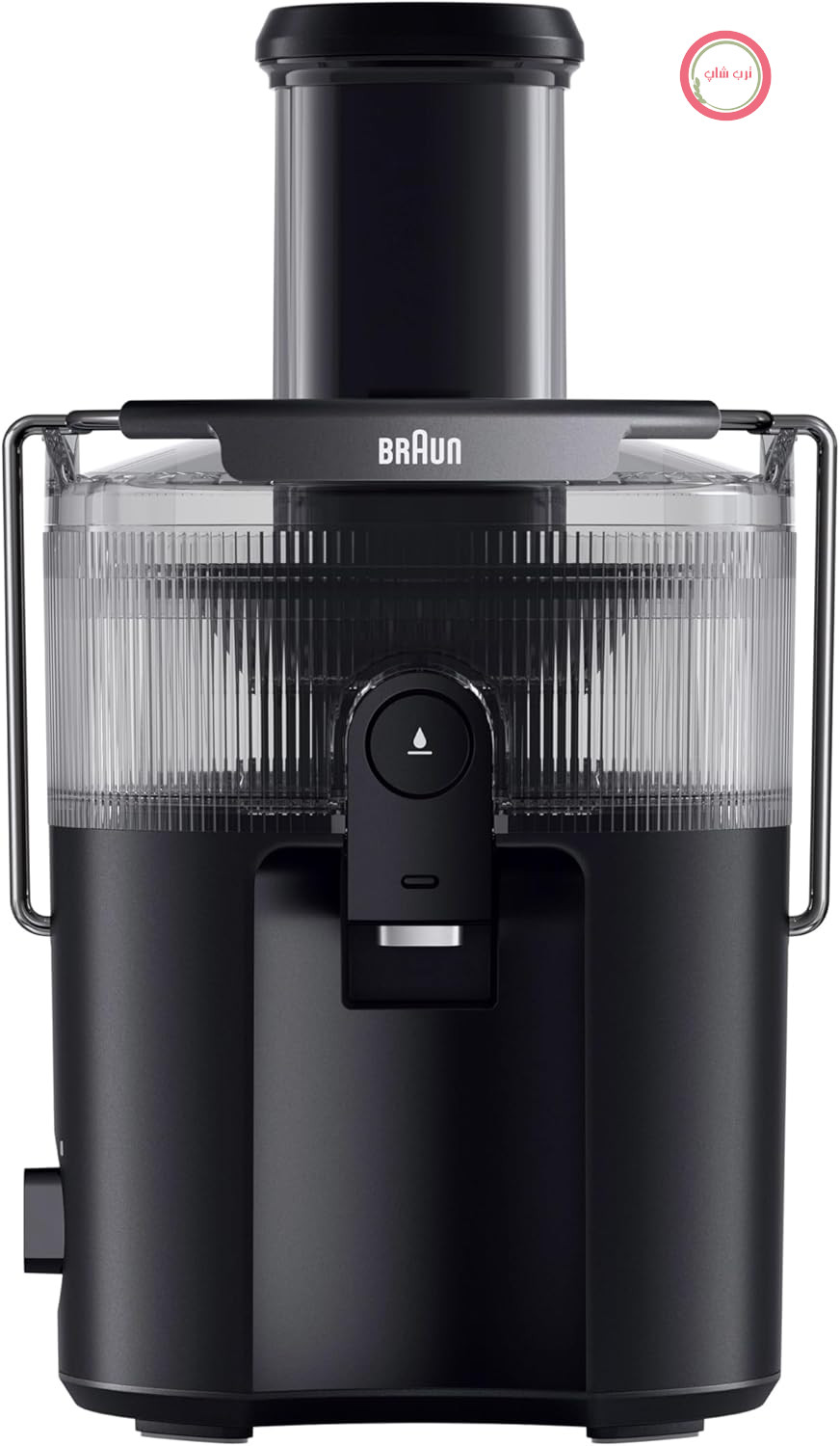 آبمیوه‌گیری گریز از مرکز Braun MultiJuice 5 SJ500 با فناوری ColdXtract، دهانه پرکن ۷۵ میلی‌متری، مخزن آبمیوه ۱.۵ لیتری، سیستم ضد چکه، سیستم ایمنی ۴ حالته، فیلتر استیل ضد زنگ، ۸۰۰ وات، مشکی