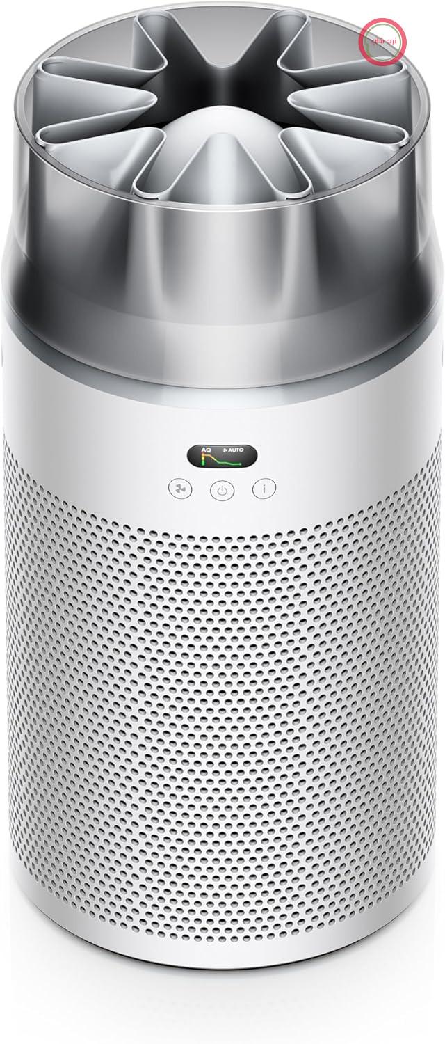 دستگاه تصفیه هوا Dyson Hushjet™، مدل جمع و جور – بسیار بی‌صدا (41 دسی‌بل)، قدرتمند، مناسب برای افراد مبتلا به آلرژی و صاحبان حیوانات خانگی، فیلتراسیون فعال کربن الکترواستاتیک 360 درجه، بدون نیاز به تعویض فیلتر به مدت 5 سال