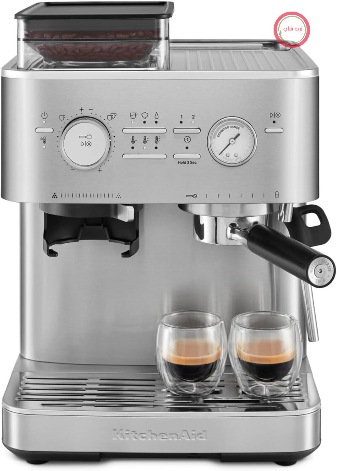 اسپرسو ساز اسپریسی نیمه اتوماتیک کیچن اید آمریکا KitchenAid 5KES6551ESX نوشیدنی های داغ از اسپرسو تا کاپوچینو