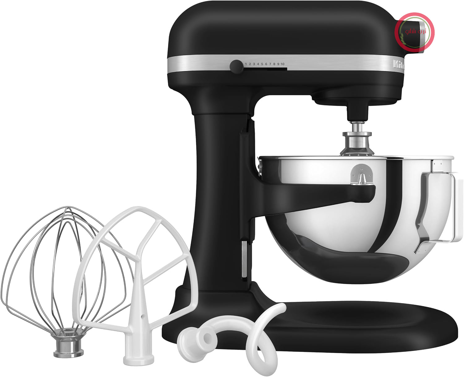 KitchenAid HEAVY DUTY - ماشین های آشپزخانه با ارتفاع 5.2 لیتر - MATT SCHWARZ 5KSM55SXXEBM
