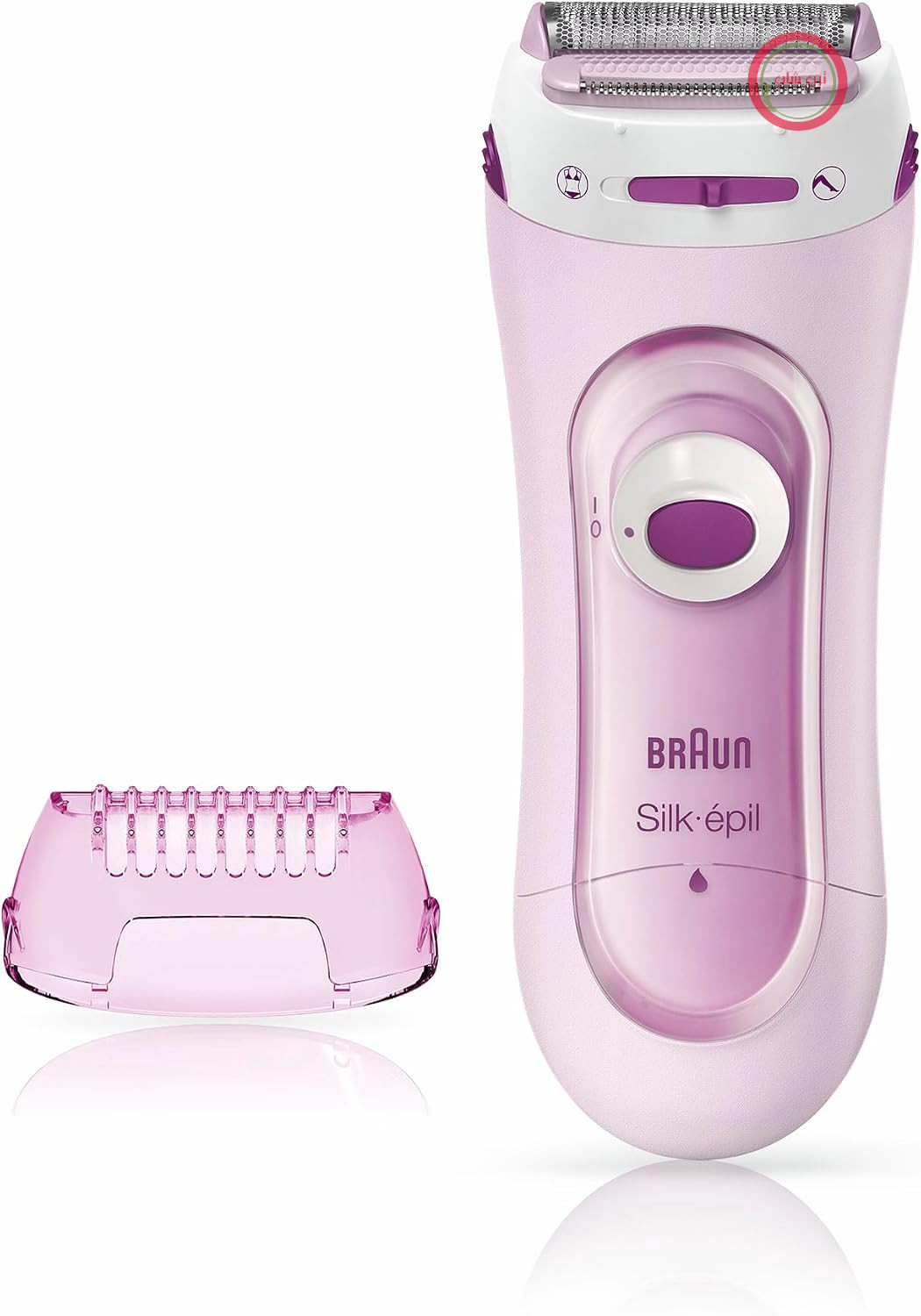 ریش‌تراش و ماشین اصلاح برقی بی‌سیم براون مدل Silk épil Lady Shaver 5 – صورتی