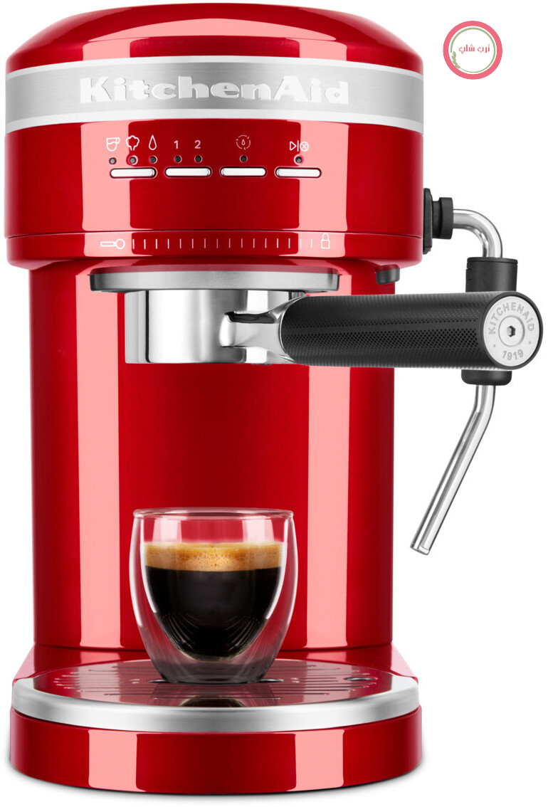 اسپرسو ساز نیمه‌ اتوماتیک کیچن اید آمریکا KitchenAid 5KES6503ECA آرتیزان رنگ قرمز امپراتوری